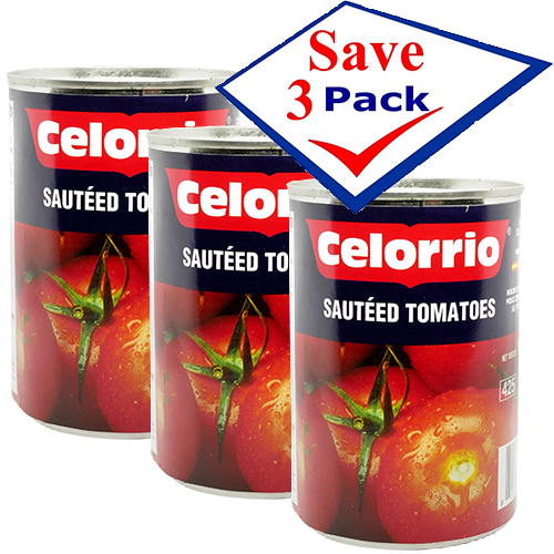 Celorrio Sauteed Tomatoes , Tomate Frito 14 oz Pack of 3